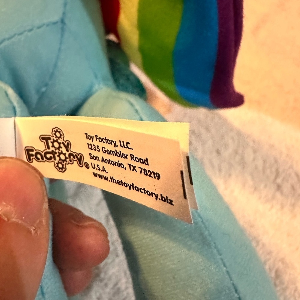 My Little Pony Hasbro Toy Factory Rainbow Dash Plush 2022 - Picture 7 of 8